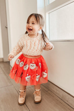 SANTA SEQUINS TUTU SKIRT