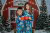 SANTA & REINDEER ON CHRISTMAS EVE PJS - UNISEX