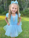 ICE QUEEN TUTU DRESS WITH CAPE