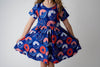 PATRIOTIC DONUT TWIRL DRESS