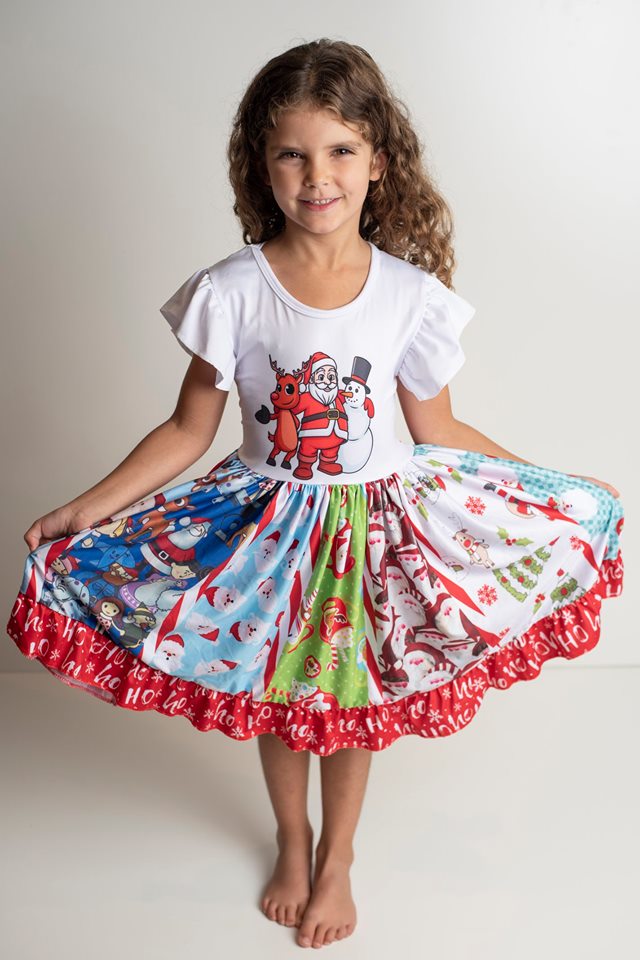 CHRISTMAS TWIRL DRESS