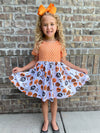 SPOOKY BALLOONS TWIRL DRESS