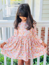 PINK PUMPKIN LONG SLEEVES DRESS