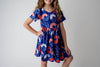 PATRIOTIC DONUT TWIRL DRESS