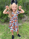 PUMPKIN JACK GINGHAM TWIRL DRESS