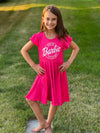 PINK DOLL TWIRLY DRESS