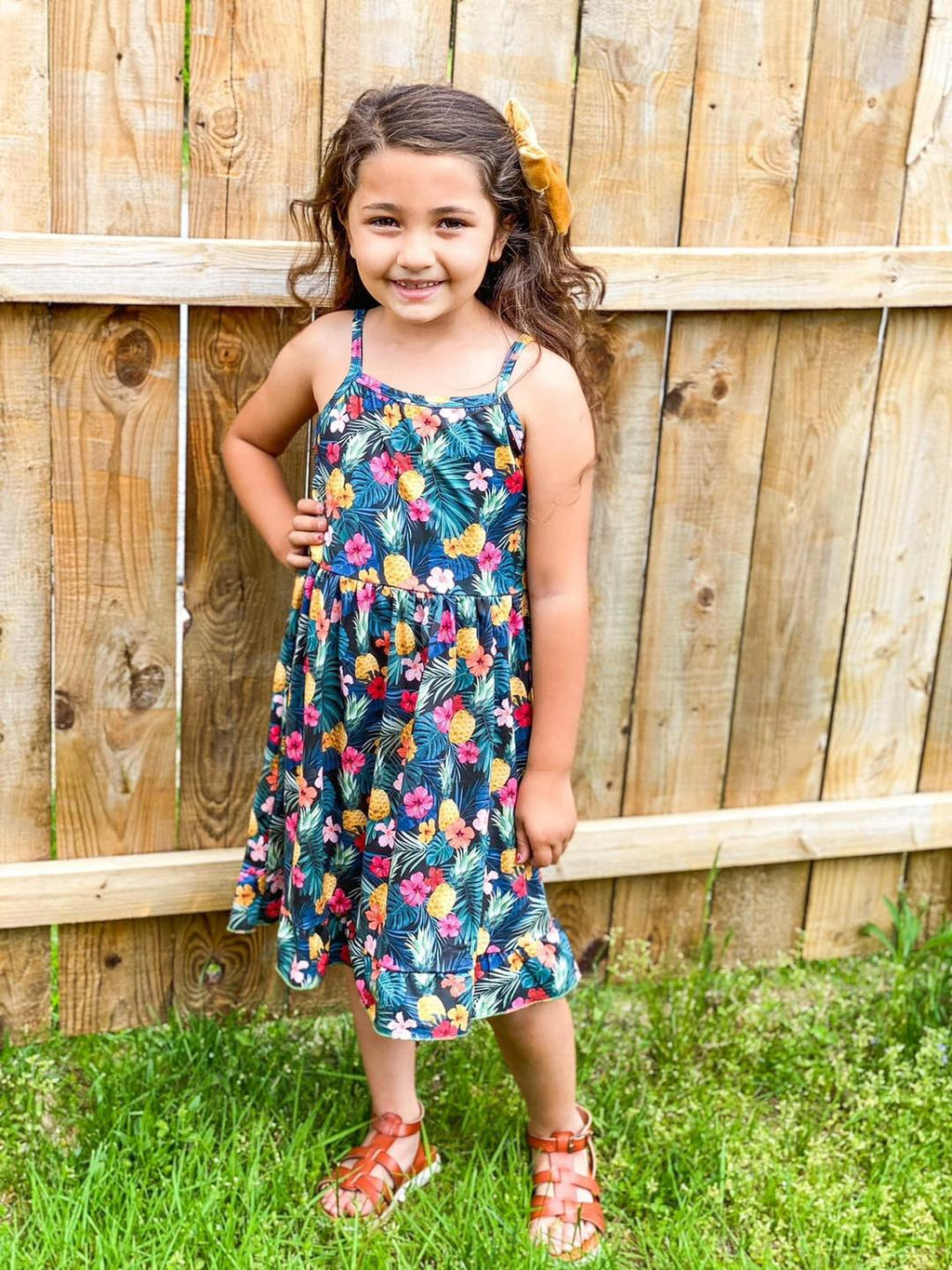 TROPICAL TANK DRESS