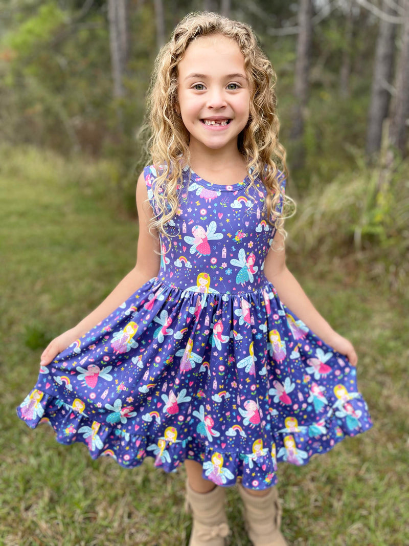 FAIRY TANK RUFFLE DRESS