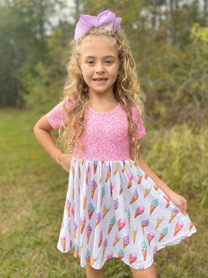 ICE CREAM TWIRL DRESS