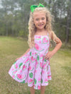WATERMELON TANK TWIRL DRESS