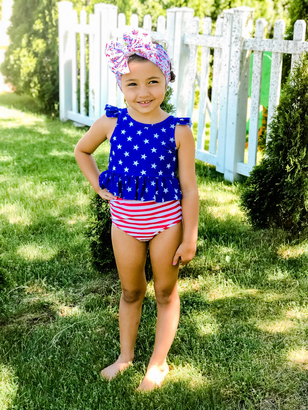 STRIPES & STARS SWIMSUIT