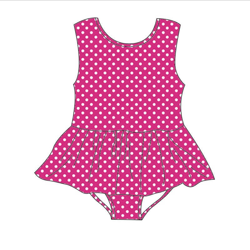 PINK POLKA SWIMSUIT