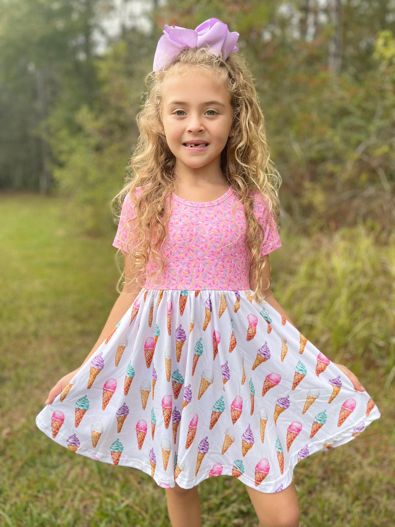 ICE CREAM TWIRL DRESS