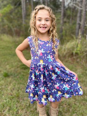 FAIRY TANK RUFFLE DRESS