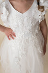 MARISSA MESH FLOWER DRESS - 2 COLORS