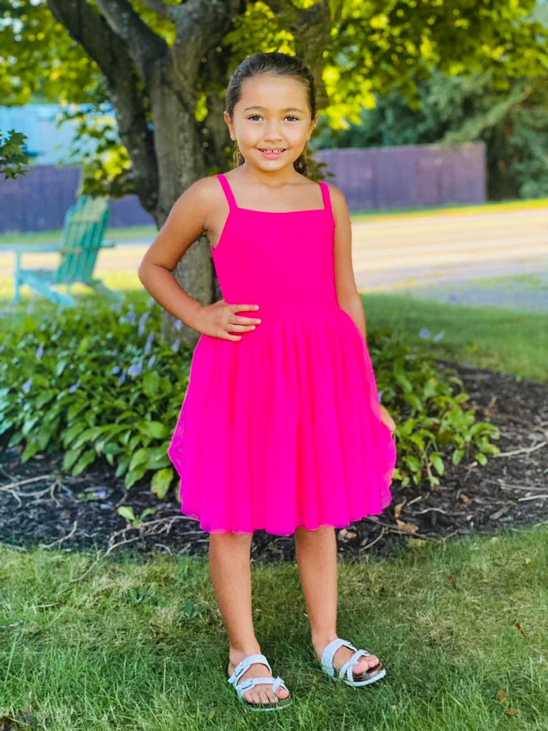 TUTU DRESS - HOT PINK