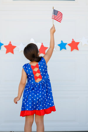 PATRIOTIC BOW DRESS