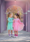 SPRING SPARKLE PINK DRESS
