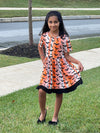 BATS STRIPE HALLOWEEN DRESS