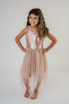 CHAMPAGNE SPARKLE TUTU DRESS