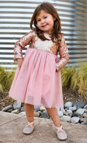 PINK SPARKLE TUTU DRESS