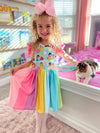 PRINCESS RAINBOW TWIRLY DRESS