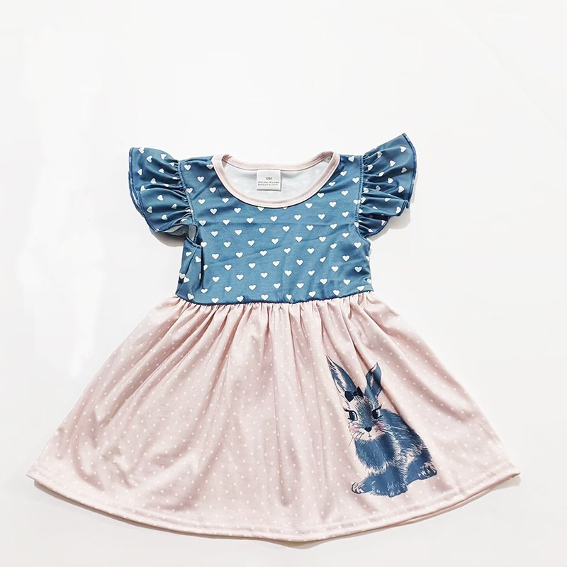 TEAL BUNNY DRESS