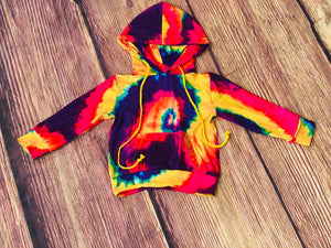 TYE DYE MILK SILK HOODIE