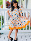 PUMPKINS RUFFLE DRESS
