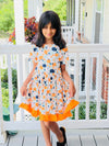 PUMPKINS RUFFLE DRESS