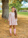 PINK PUMPKIN LONG SLEEVES DRESS