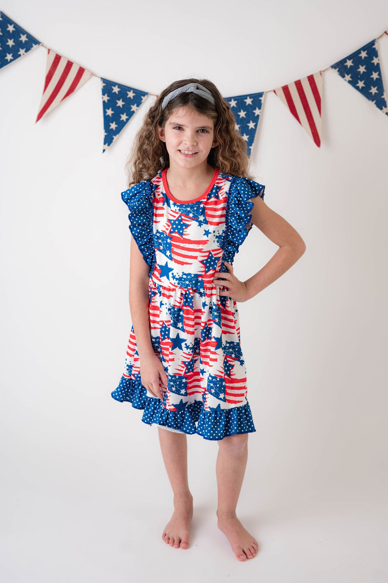 PATRIOTIC FLAG DRESS