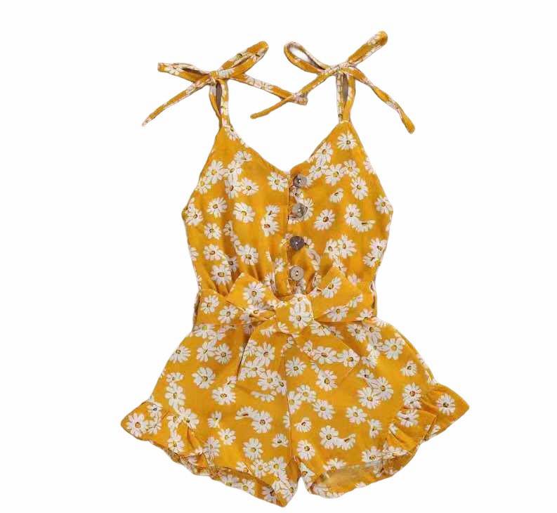 DAISY ROMPERS - YELLOW