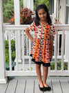 BATS STRIPE HALLOWEEN DRESS