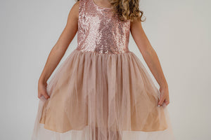 CHAMPAGNE SPARKLE TUTU DRESS