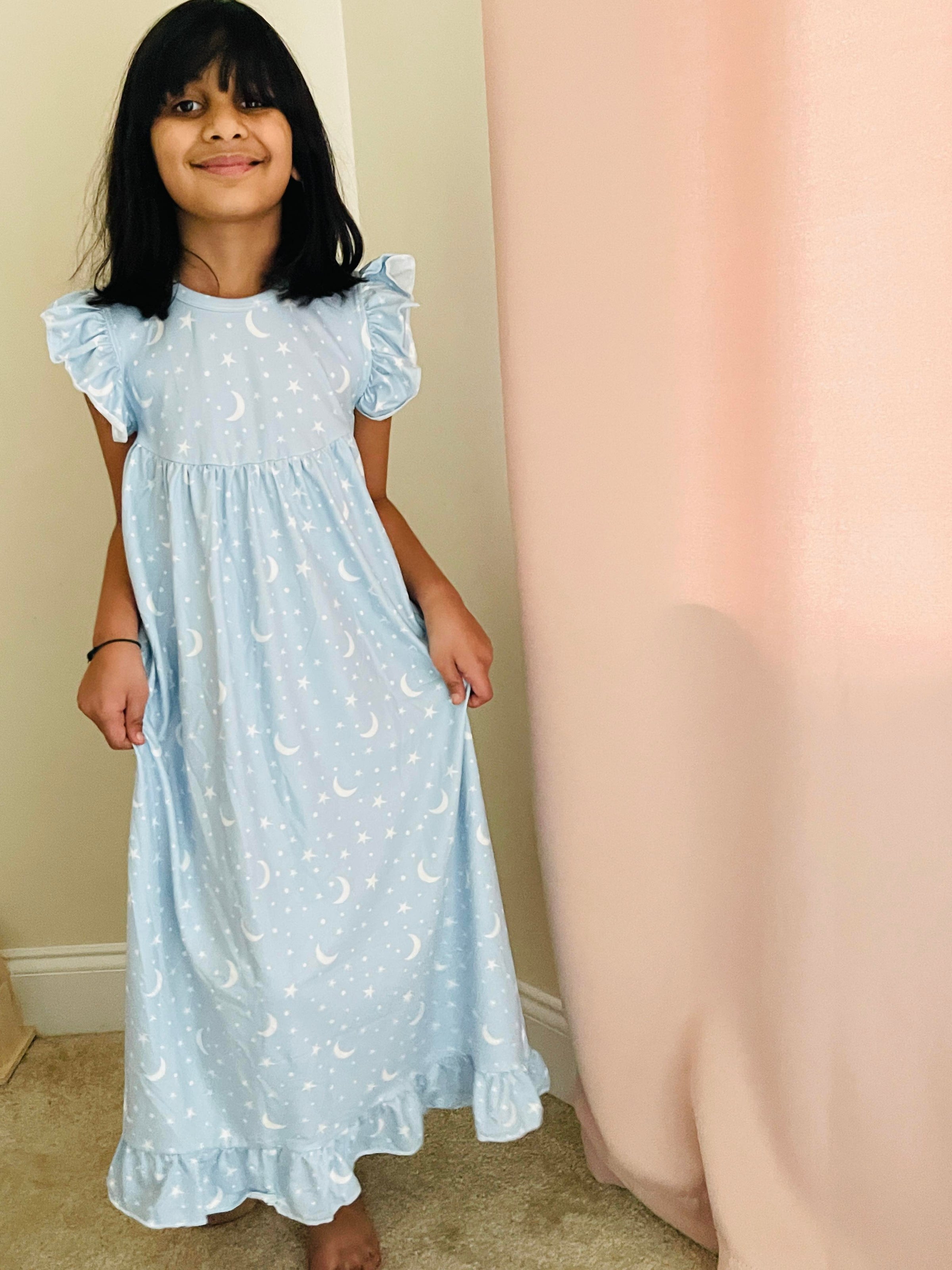 Light blue on sale nightgown dress