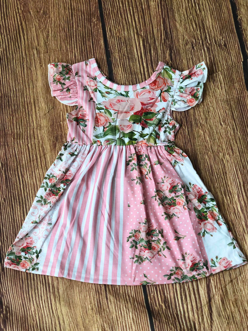 PINK FLORAL DRESS