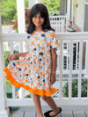 PUMPKINS RUFFLE DRESS