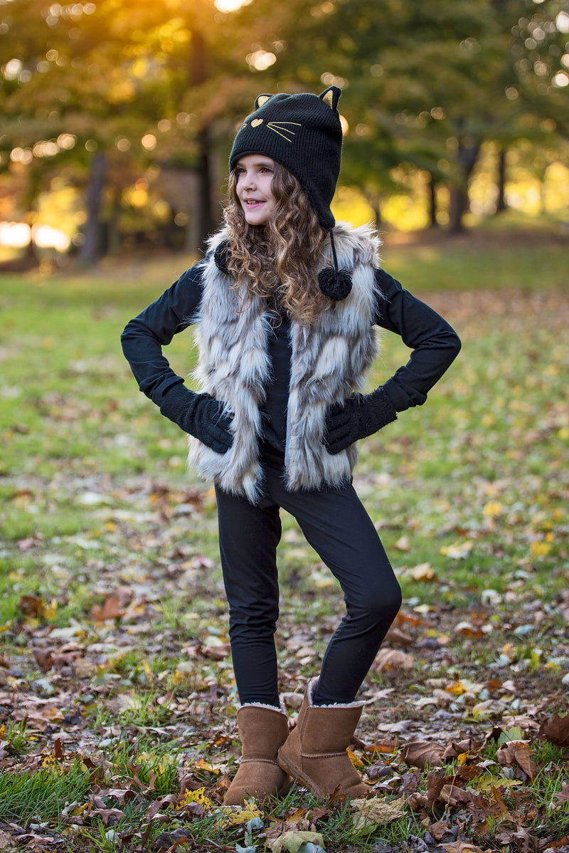 FAUX FUR VEST