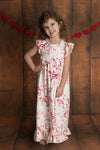 VALENTINE MILK SILK NIGHTGOWN