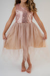 CHAMPAGNE SPARKLE TUTU DRESS
