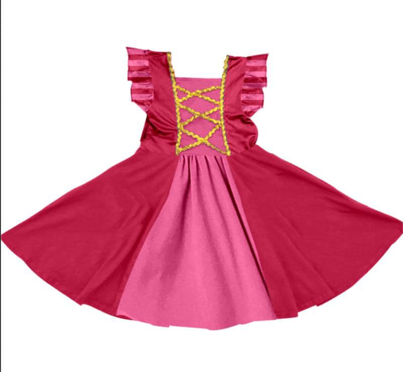 PRINCESS INSPIRED TWIRLY DRESS - PINK