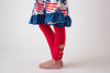 RED BOW LEGGINGS