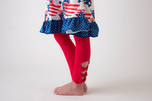 RED BOW LEGGINGS