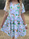 ST PATRITCKS DAY LEPRECHAUN TWIRL DRESS