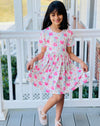 SPRING FLORAL DRESS