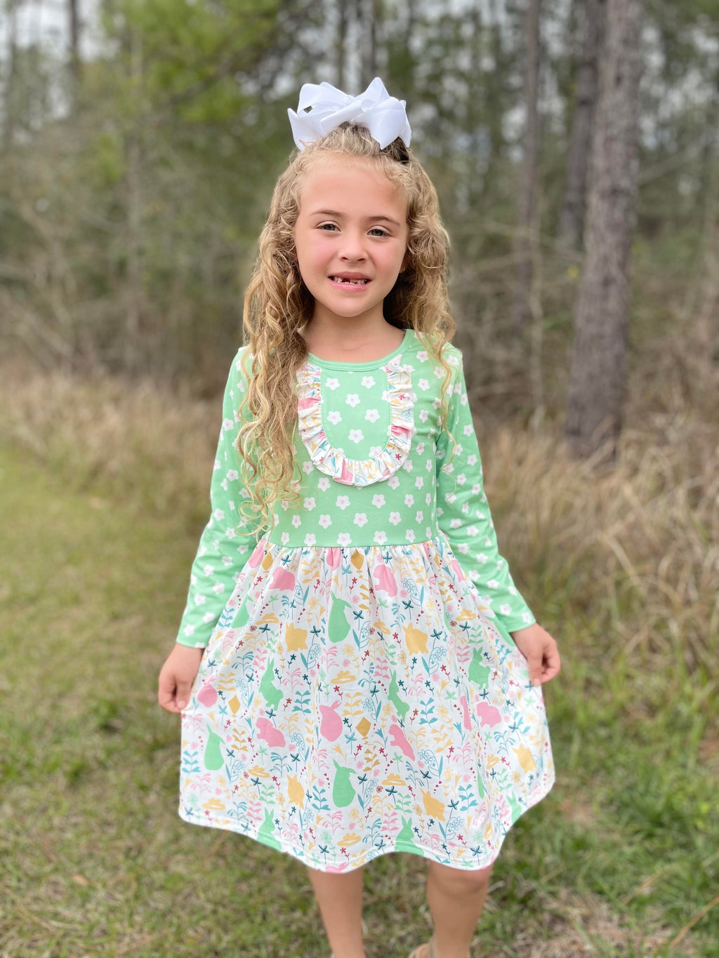 DAISY EASTER BUNNY DRESS
