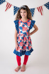 PATRIOTIC FLAG DRESS