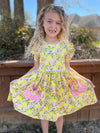 PINK LEMONADE DRESS WITH POCKETS
