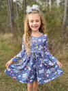KOALA LONG SLEEVES TWIRL DRESS